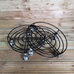 Samuel Alexander Tom Chambers Round Black Metal Pot Stand 2 Pack - Size: 10 x 37 x 37cm - Wilko - thumbnail 3