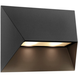 Nordlux Pontio 27 Black Outdoor Wall Light - Size: 19 x 27 x 19cm - Wilko