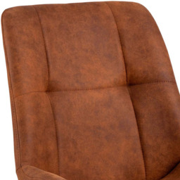 Florence Waylor Set of 2 Brown Fabric Dining Chair - Furniture To Go - Wilko - thumbnail 6