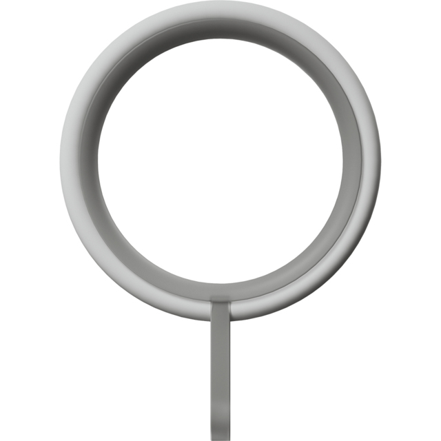 Rothley Matt White Curtain Rings Box 10 Pack - Size: 5 x 5 x 5cm - Wilko - image 1
