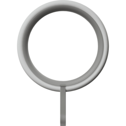 Rothley Matt White Curtain Rings Box 10 Pack - Size: 5 x 5 x 5cm - Wilko