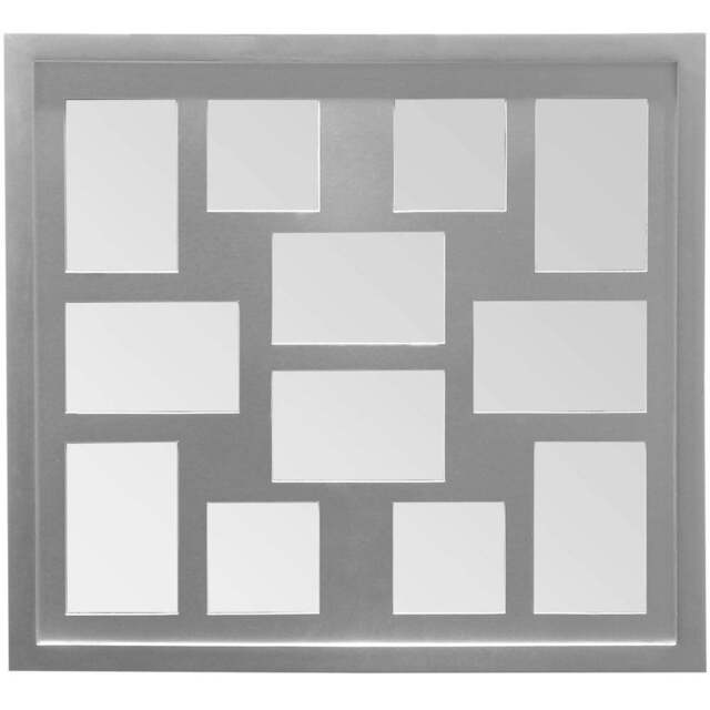 Premier Housewares Silver 12 Photo Multi Photo Frame - Wilko - image 1