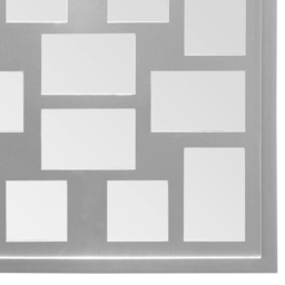 Premier Housewares Silver 12 Photo Multi Photo Frame - Wilko - thumbnail 4