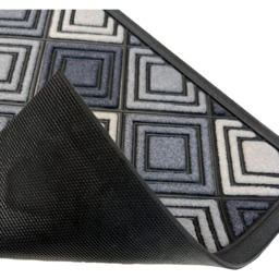 Scrape N Sorb Diamond DoormatBlack and Neutral - Wilko - thumbnail 4