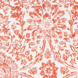 Asiah Printed Bedspread White and Rust - Wilko - thumbnail 4