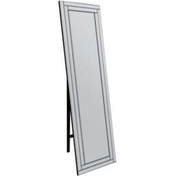 MirrorOutlet Luxford Bevel Cheval Free Standing Mirror 150 x 40cm - Clear - Wilko