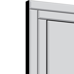 MirrorOutlet Luxford Bevel Cheval Free Standing Mirror 150 x 40cm - Clear - Wilko - thumbnail 7