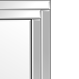MirrorOutlet Luxford Bevel Cheval Free Standing Mirror 150 x 40cm - Clear - Wilko - thumbnail 5
