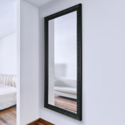 Langton Shabby Chic Black Dress Mirror 160 x 73cm - MirrorOutlet - Wilko - thumbnail 3