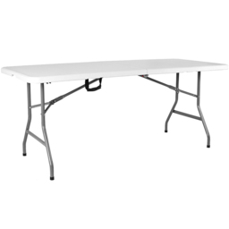 HOME VIDA 5ft Folding Table - White - Wilko - thumbnail 1