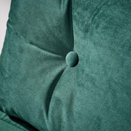 Home Source Morella Single Seater Green Velvet Folding Sofa Bed with Pillow - Wilko - thumbnail 5