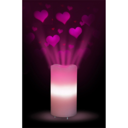 St Helens Pink Love LED Candle Projector - Size: 160 x 80 x 80cm - Wilko - thumbnail 7