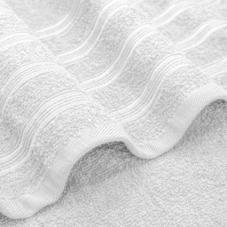 Velosso Hampi Cotton White Bath Towel Set of 2 - Wilko - thumbnail 4