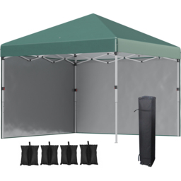 Outsunny 3 x 3m Green Pop Up Gazebo - Size: 26 x 21.5 x 118cm - Wilko - thumbnail 3
