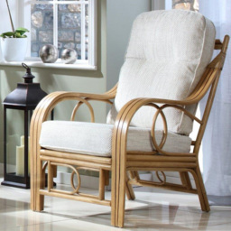 Desser Furniture Madrid 4 Seater Light Oak Jasper Sofa Set with Footstool - Brown - Wilko - thumbnail 7