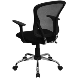 FWStyle Black Mesh Ergonomic Lumbar Support Office Chair - Size: 25 x 75 x 66cm - Wilko - thumbnail 5