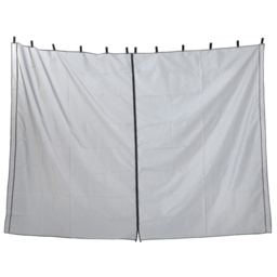 Living and Home Light Grey Universal Gazebo Replacement Side Wall - Size: 2 x 3m - Wilko