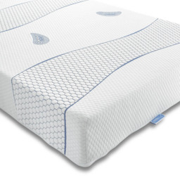 Sareer Matrah Super King Size Cool Blue Memory Foam Mattress - White - Wilko - thumbnail 3