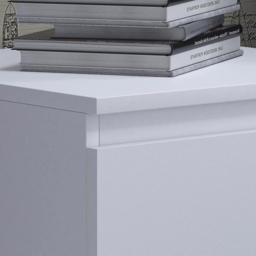 FWStyle Carlton Matt White Bedside Table - Wilko - thumbnail 6