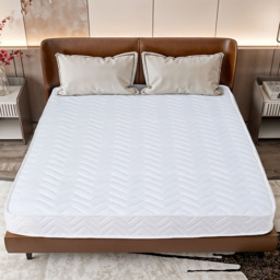Living and Home Single Cooling Gel Memory Foam Mattress with Spring Support - White - Wilko - thumbnail 3