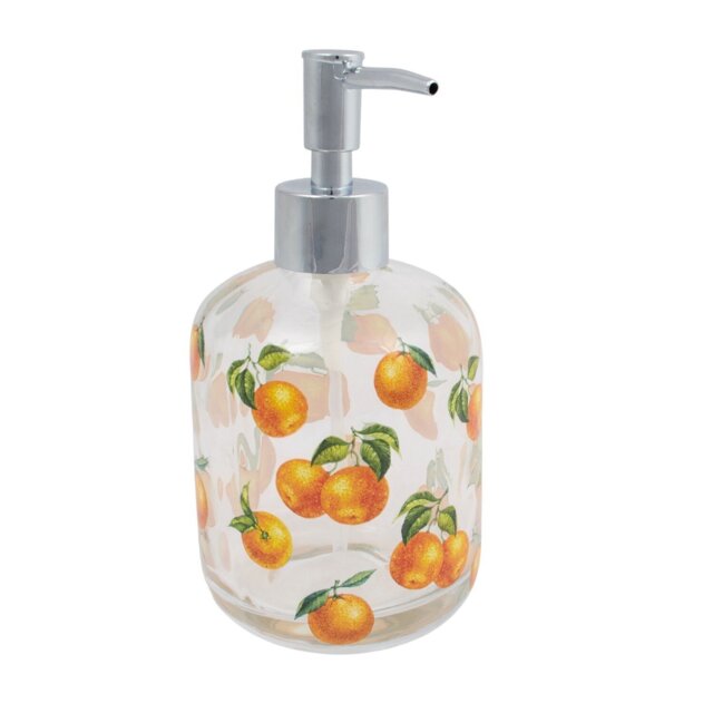 Orange Soap Dispenser Clear - Wilko - image 1