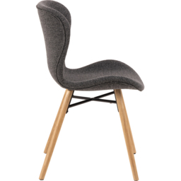 Florence Batilda Set of 2 Grey and Oak Dining Chair - Furniture To Go - Wilko - thumbnail 4