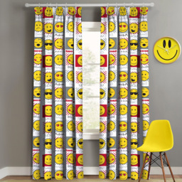 Velosso Expressions White Tape Top Curtains 168 x 183cm - Size: W 168 x D 183cm - Wilko - thumbnail 1