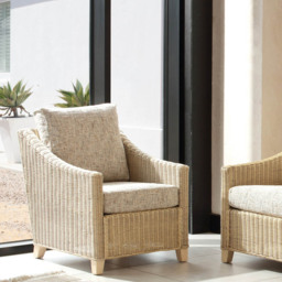 Desser Furniture Dijon Farrow Armchair - Size: Single - Cream - Wilko - thumbnail 7