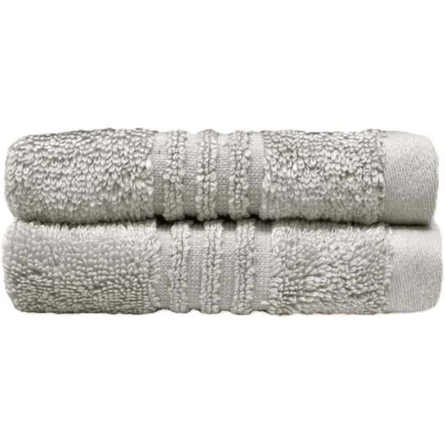 Misona Ultra Soft Bamboo Silver Face Cloth 2 Pack - Size: 30 x 30cm - Wilko - image 1
