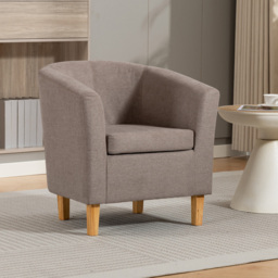 Artemis Home Millie Brown Fabric Accent Chair - Size: Single - Wilko - thumbnail 5