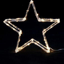 The Seasonal Gift Co. Warm White LED Star Christmas Decoration 30cm - Size: 32 x 32 x 6cm - Wilko - thumbnail 5