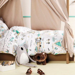 Linen House Kids Toddler Down by the River Duvet Cover Set - Multi - Wilko - thumbnail 4