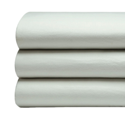 Serene Double Apple Green Brushed Cotton Flat Bed Sheet - Wilko - thumbnail 3