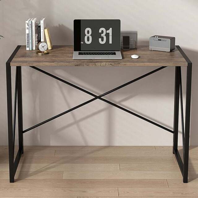 Miami Folding Computer Desk Brown - Size: 75 x 80 x 40cm - MCC - Wilko - image 1