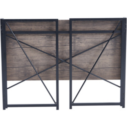 Miami Folding Computer Desk Brown - Size: 75 x 80 x 40cm - MCC - Wilko - thumbnail 4