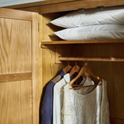 Julian Bowen Marlborough 3 Door Oak Wardrobe - Wood - Wilko - thumbnail 6