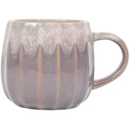 Embossed Dual Tone Reactive Glazed Mug Grey - Wilko