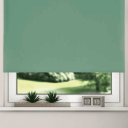 New EdgeBlinds Thermal Blackout Roller Blinds Basil 60cm - Size: W 60cm x D 165cm - Green - New Edge Blinds - Wilko - thumbnail 4