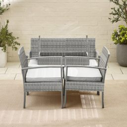 Furniture Box Zante 4 Seater Grey Rattan Lounge Set - Furniturebox - Wilko - thumbnail 7