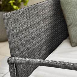 Furniture Box Zante 4 Seater Grey Rattan Lounge Set - Furniturebox - Wilko - thumbnail 4