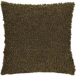 Yard Ulsmere Lichen Boucle Cushion - Size: 45 x 45 cm - Green - Yard Living - Wilko