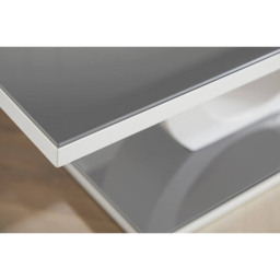 Furniturebox Lucia White Coffee Table - Size: 120 x 60 x 45cm - Grey - Wilko - thumbnail 4