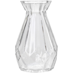Living and Home 5 Piece Clear Small Glass Bud Vase Set - Size: 12.4 x 6.6 x 6.6cm - Wilko - thumbnail 4