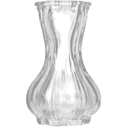 Living and Home 5 Piece Clear Small Glass Bud Vase Set - Size: 12.4 x 6.6 x 6.6cm - Wilko - thumbnail 5