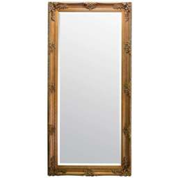 Davenport Gold Ornate Flourish Full Length Mirror 175 x 78cm - MirrorOutlet - Wilko - thumbnail 1