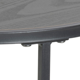 Florence Seaford Black Metal Round Side Table - Furniture To Go - Wilko - thumbnail 6