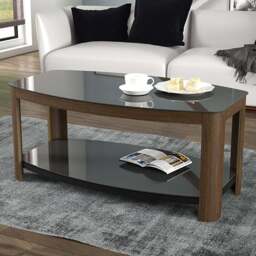 AVF Affinity Walnut Coffee Table - Size: 55 x 100 x 45cm - Wood - Wilko - thumbnail 1