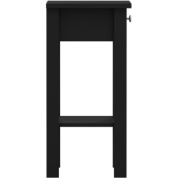 Florence Madrid Single Drawer Matt Black Bedside Table - Furniture To Go - Wilko - thumbnail 5