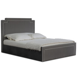 Amelia King Size Grey Ottoman Bed - Wilko - thumbnail 4