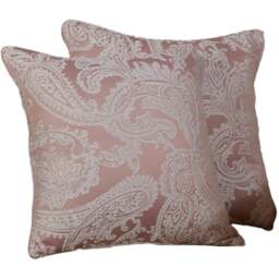 Serene Cavendish Blush Cushion Cover 43 x 43cm - Pink - Wilko